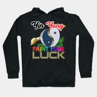 Yin Yang Paint your Luck Hoodie